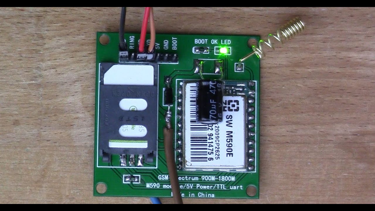 Sending and Receiving SMS with a M590E GSM Module - Tutorial (#125)
