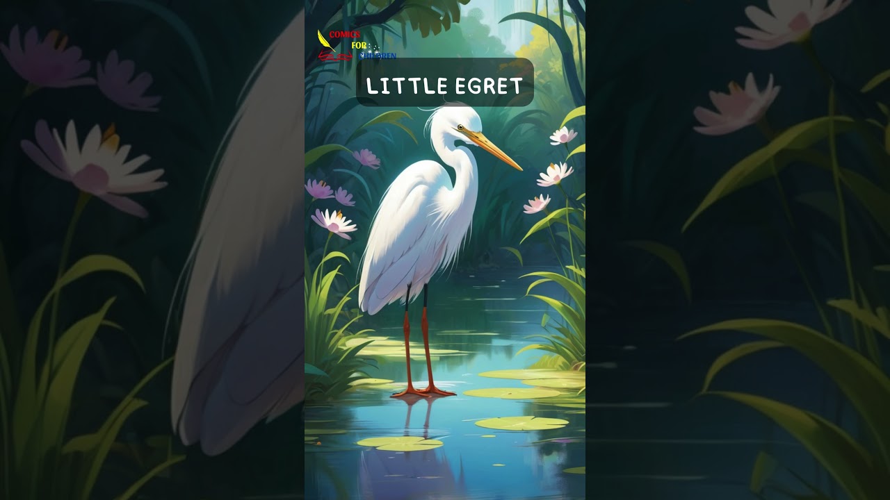 Funny Little Egret Pictures