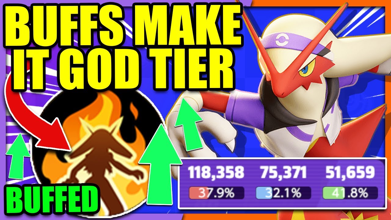 BLAZIKEN BUFFS turns it from TOP TIER into GOD TIER | Pokemon Unite