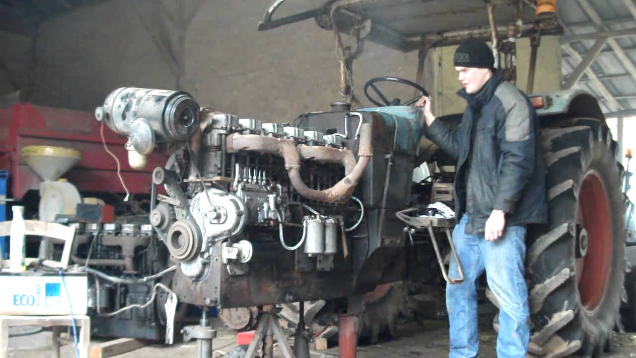 Eicher Wotan 6 Zylinder Motor Start