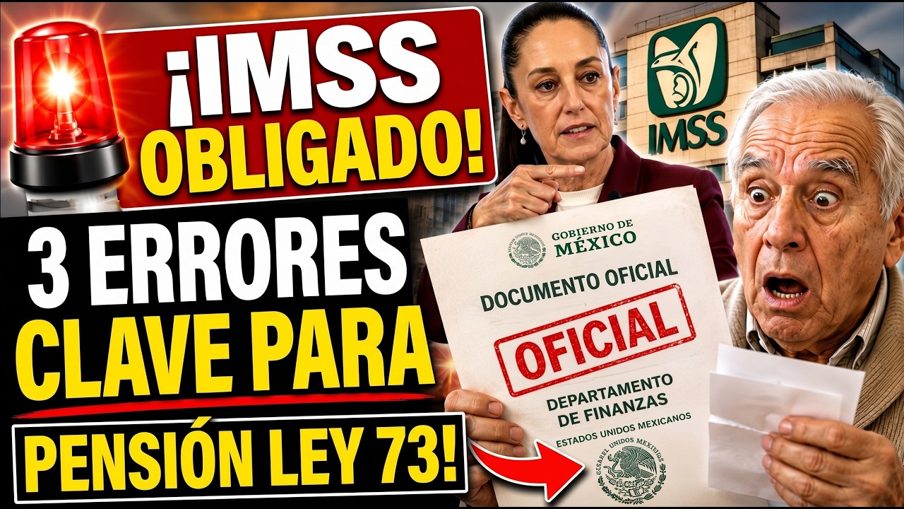🚨 El IMSS Est&aacute; Obligado a Corregir Esto: Los 3 Errores que Pueden Aumentar tu Pensi&oacute;n Ley 73