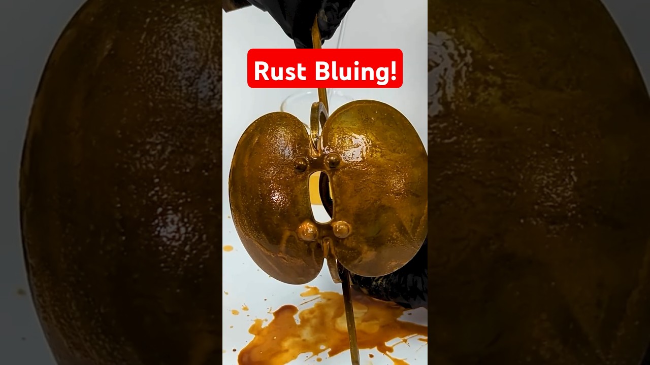 It's not ruined, trust the process! (Rust Bluing)