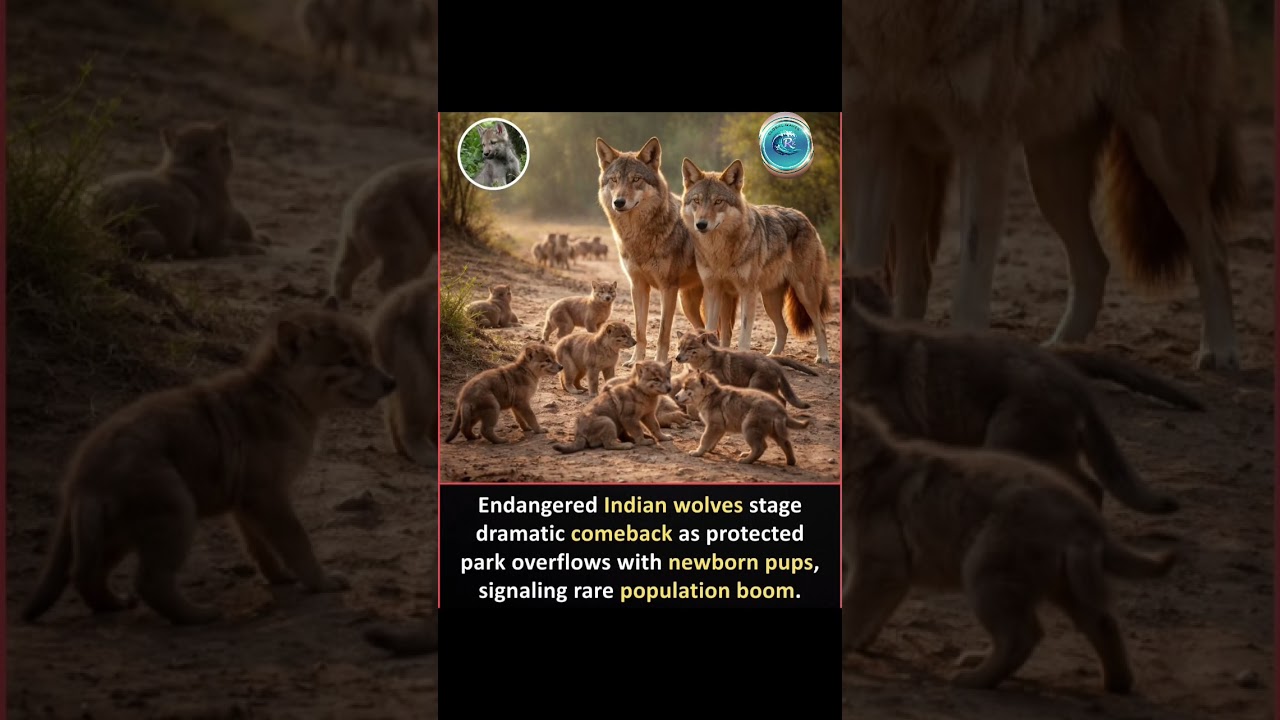 Legends of the Wild: The Indian Wolf Family 🌲