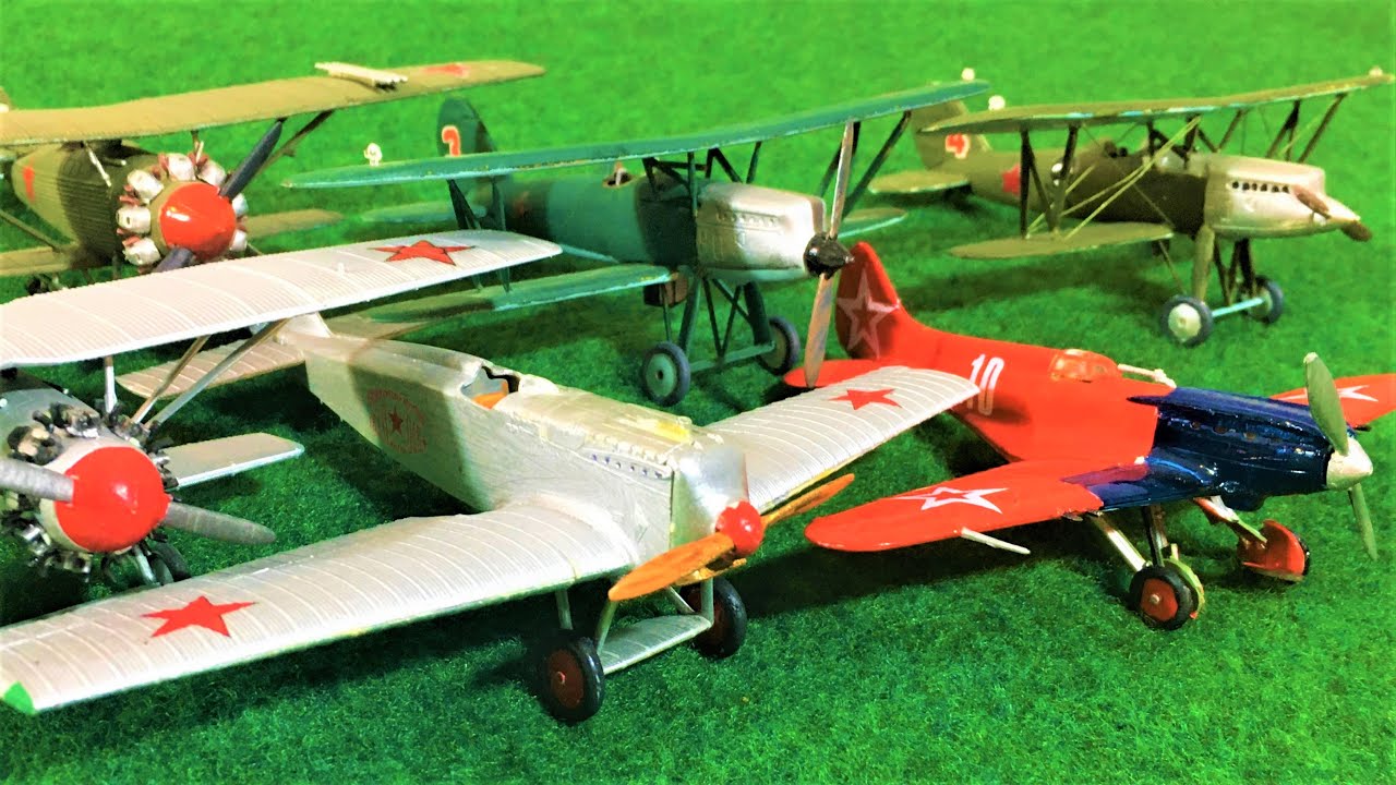 Golden Age Russian Fighter Planes Model Collection Sound Kit Covers 1/72 Scale Soviet Air Force