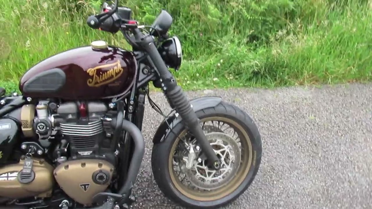Triumph Bobber with Thruxton Engine
