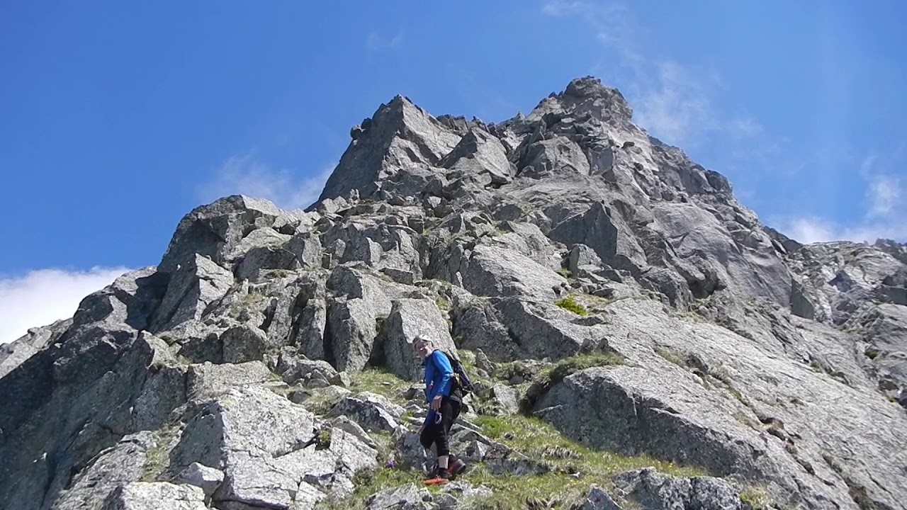 Rock climbing near Merano - Meran: Grosses Ifinger SW Grat - Picco di Ivigna cresta Sud Ovest