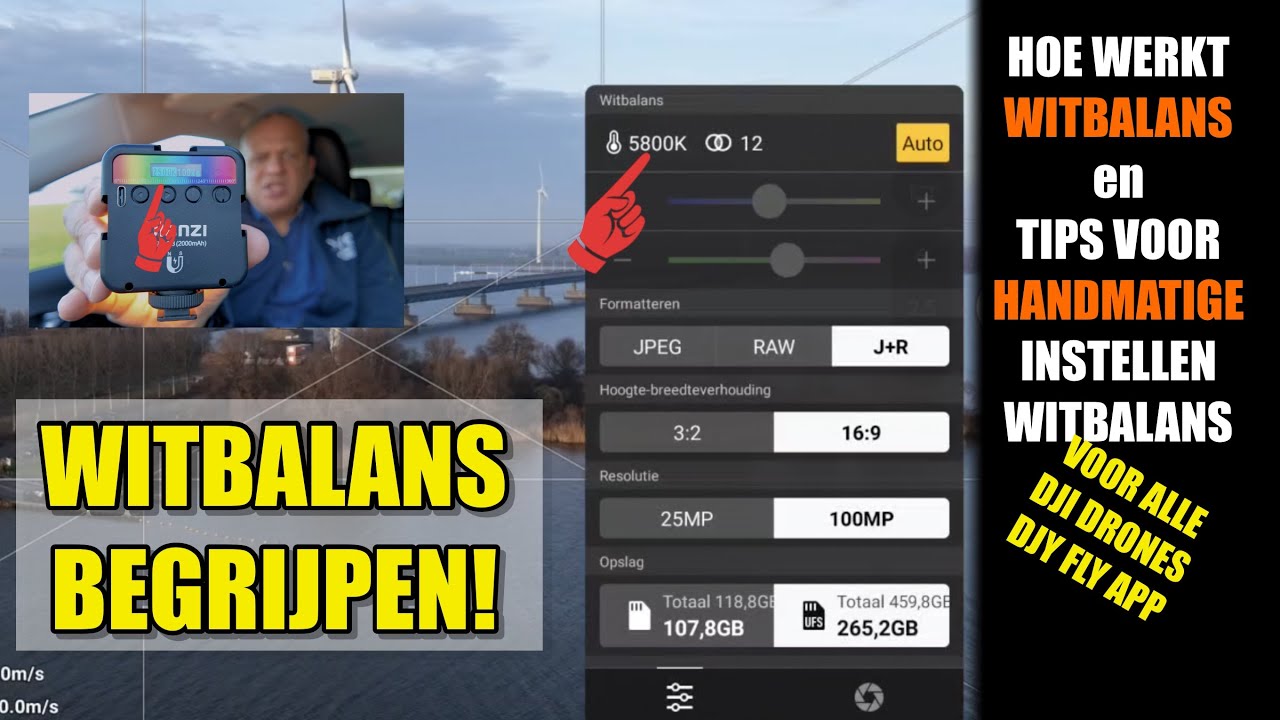 Witbalans DJI drones uitgelegd | Betere kleuren in je dronebeelden #witbalans #djidrones