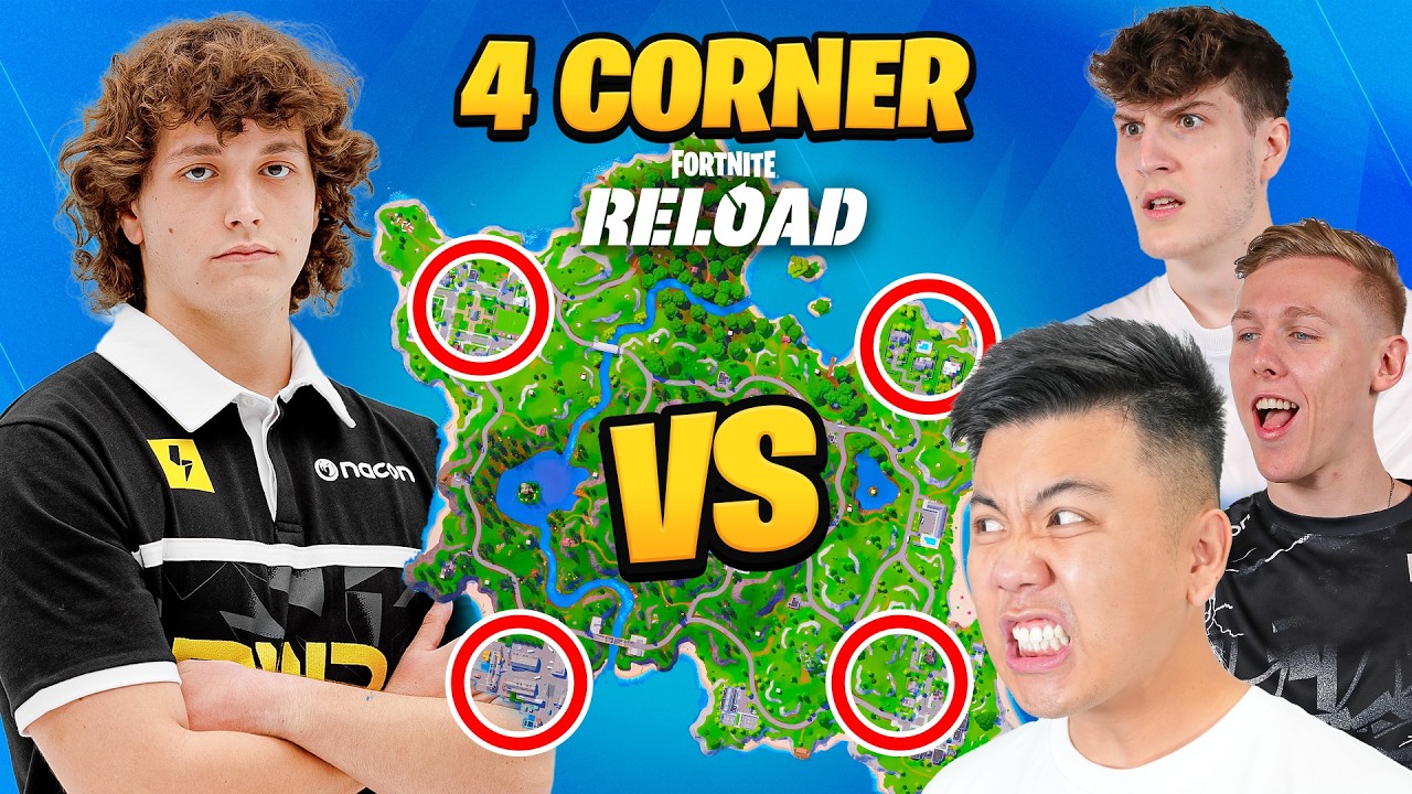 Fortnite Reload 4 CORNER Challenge (Ft. PWR)