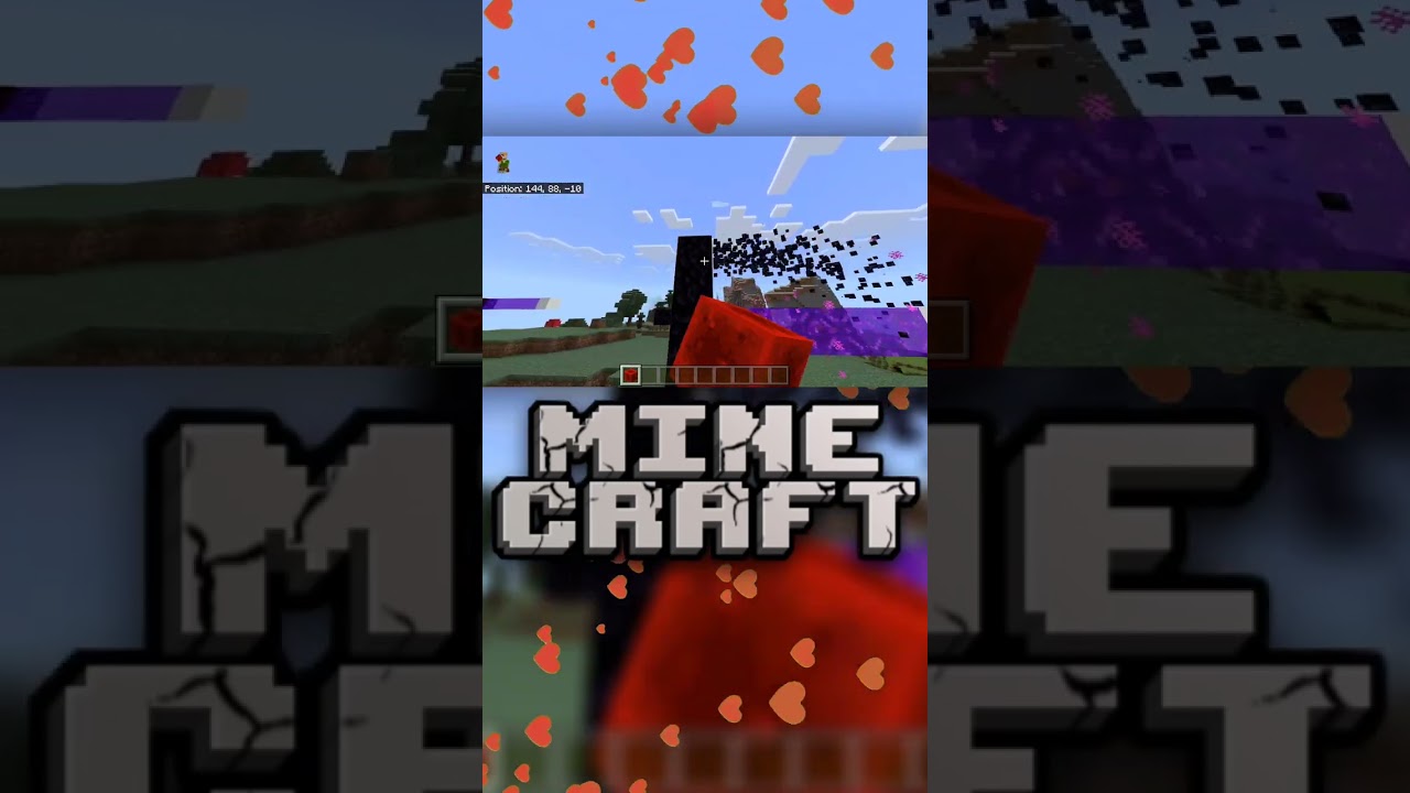 Sliced Portal Glitch Minecraft 