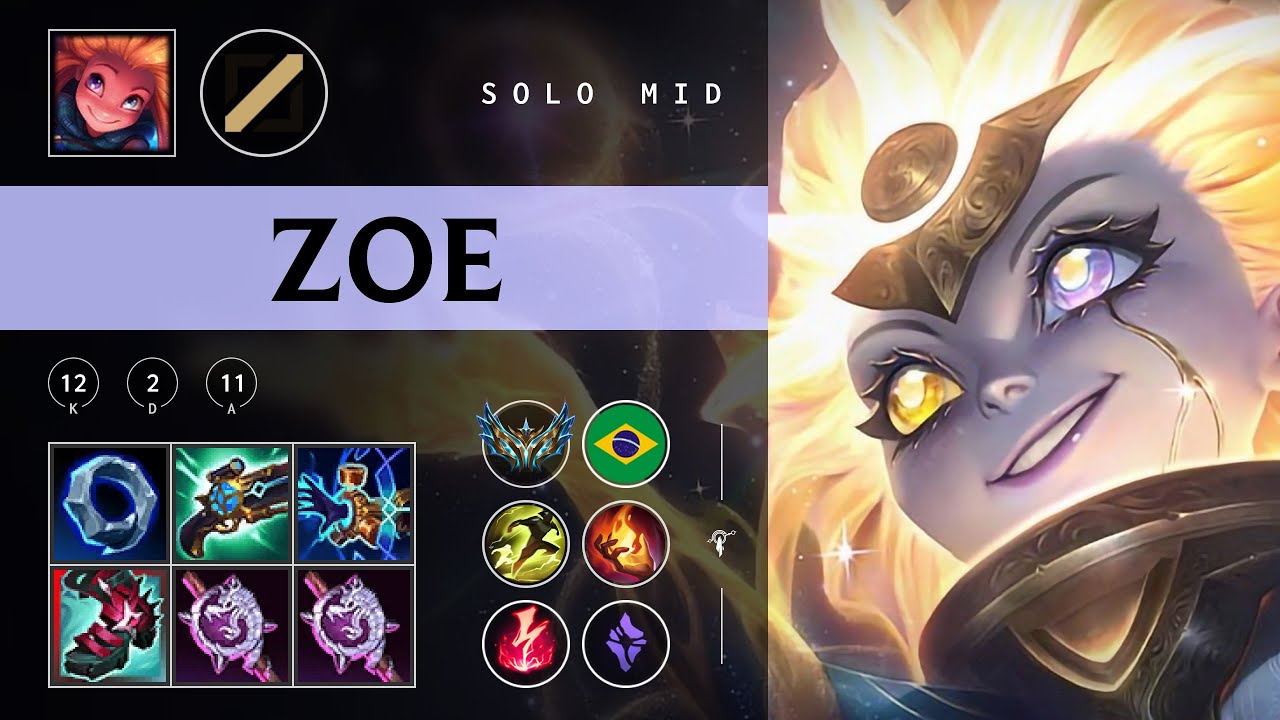 Zoe Mid vs Orianna - BR Challenger Patch 25.23