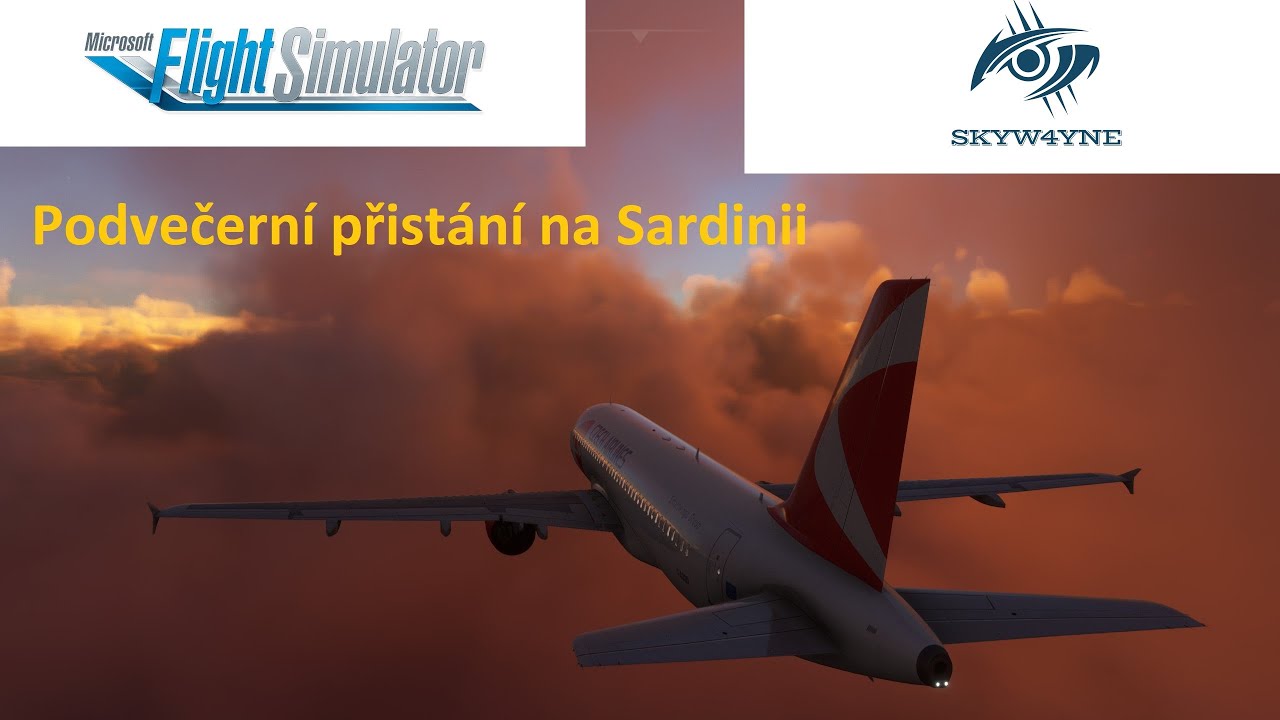 MSFS 2020 I Podvečerní přistání na Sardinii I LIEO Orbx I Fenix I A320