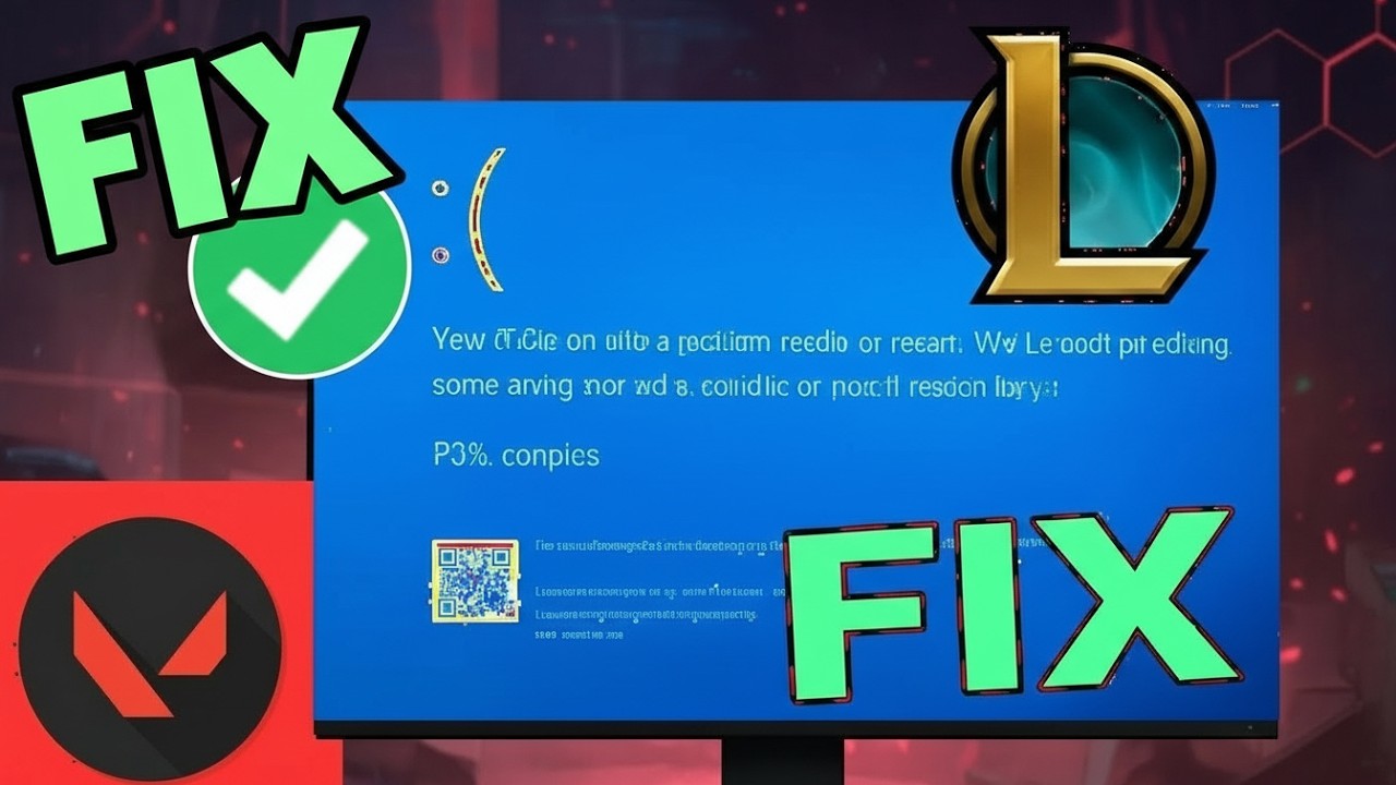 Как исправить синий экран смерти VGK.sys в Valorant и LoL &ndash; Vanguard Crash Fix 2026
