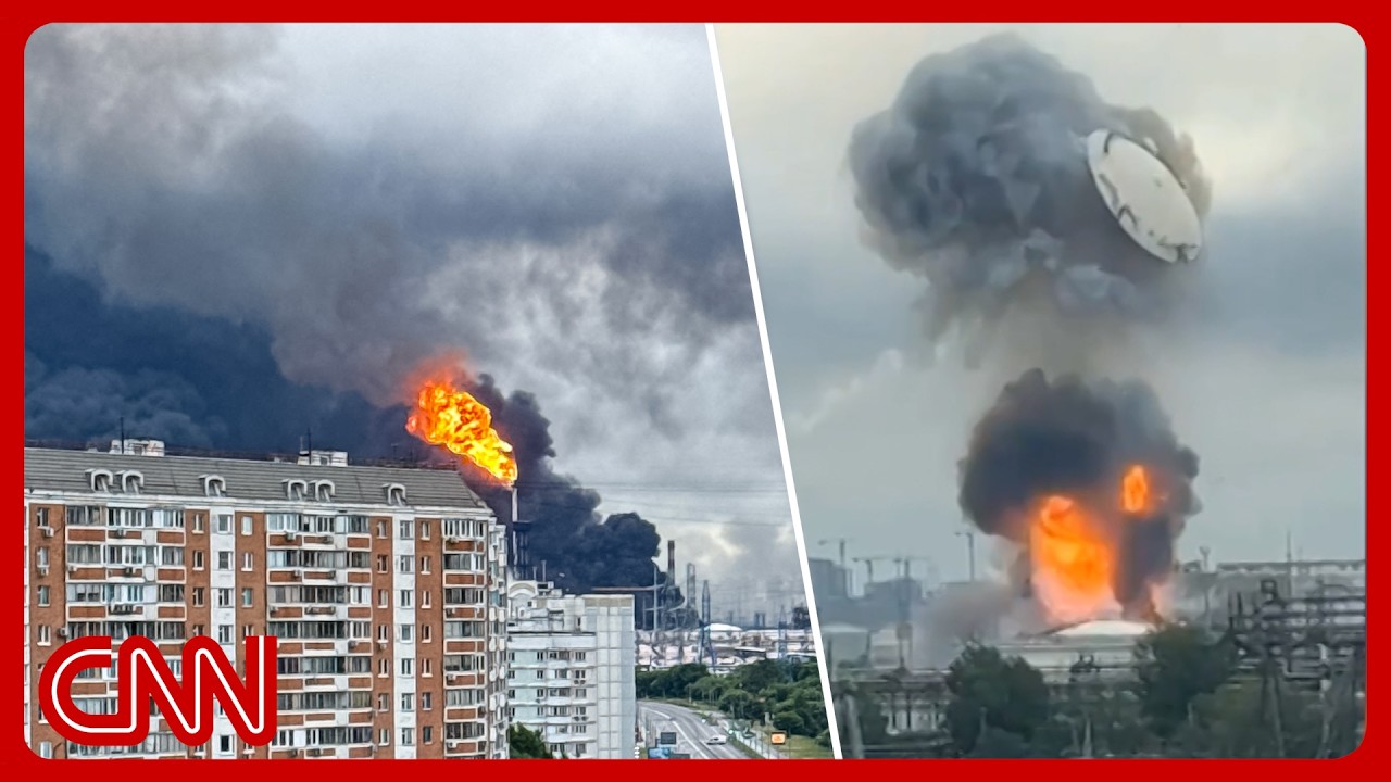 Ukraine launches largest attack on Moscow since war started