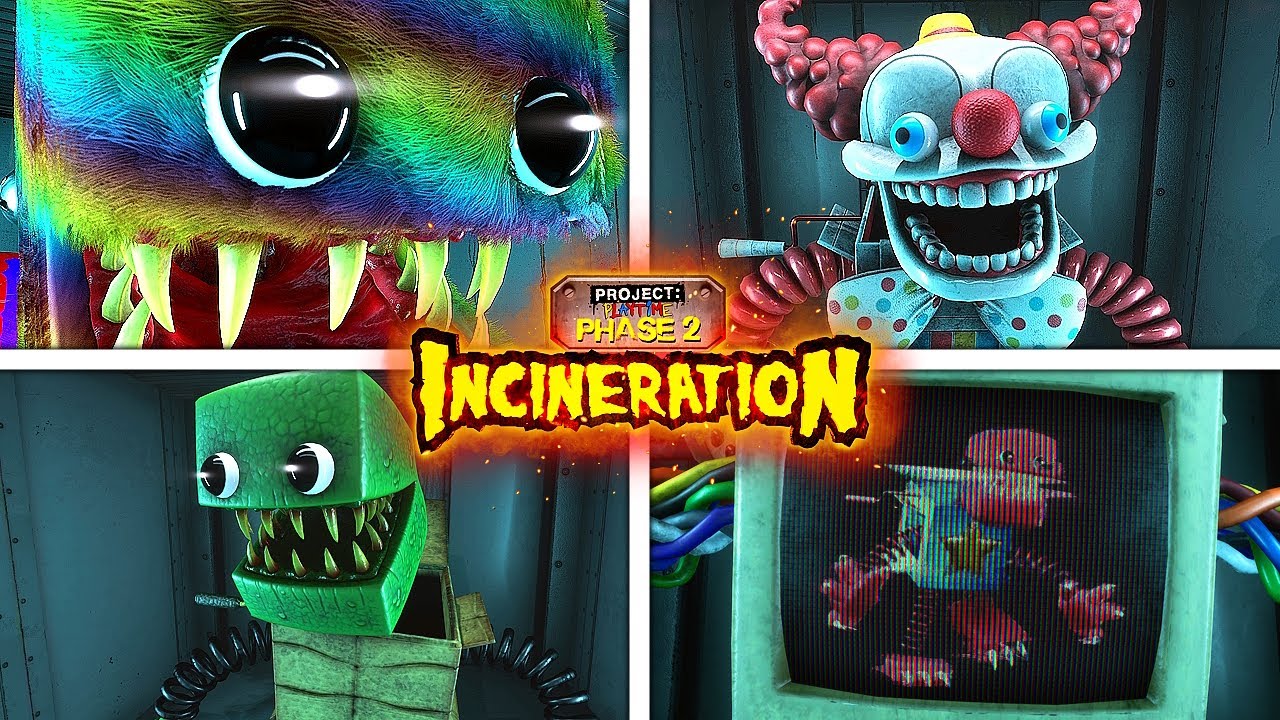 All New BOXY BOO Skins in Project: Playtime Phase 2 Incineration (Showcase)