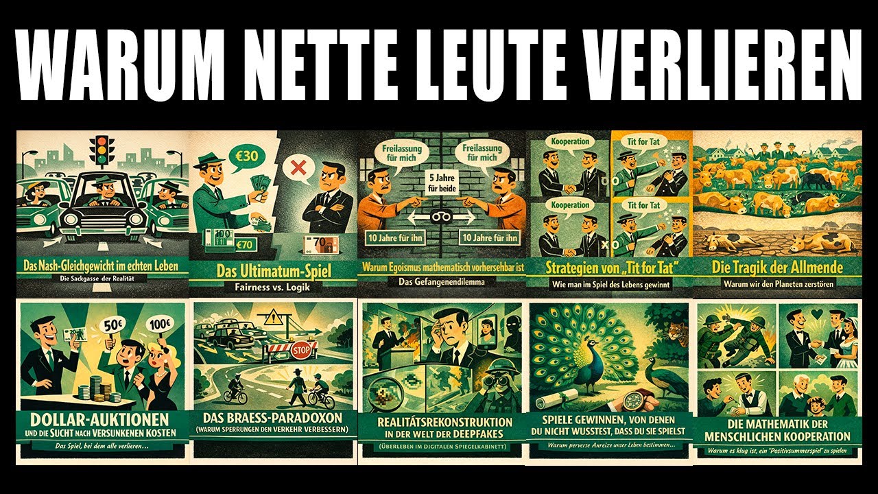 10 Verborgene Gesetze der Spieltheorie, die dein Leben kontrollieren
