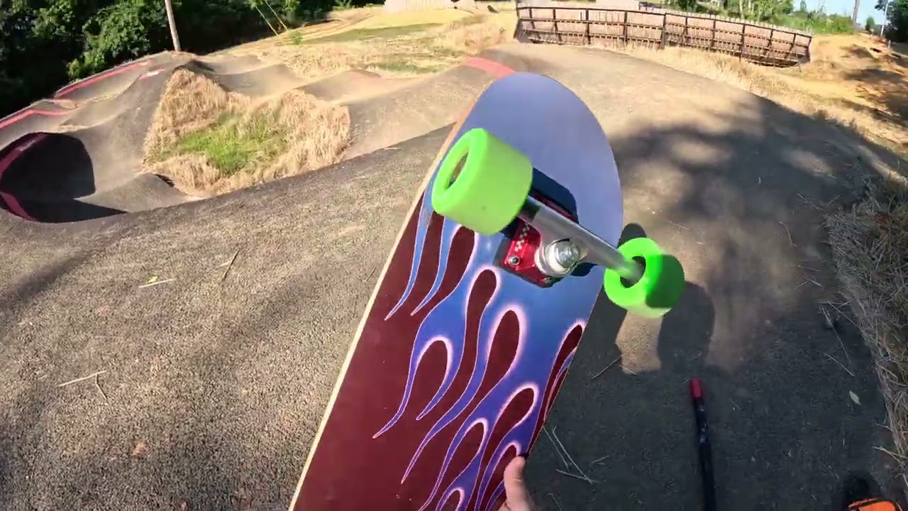 Skateboard Pump Track Setup