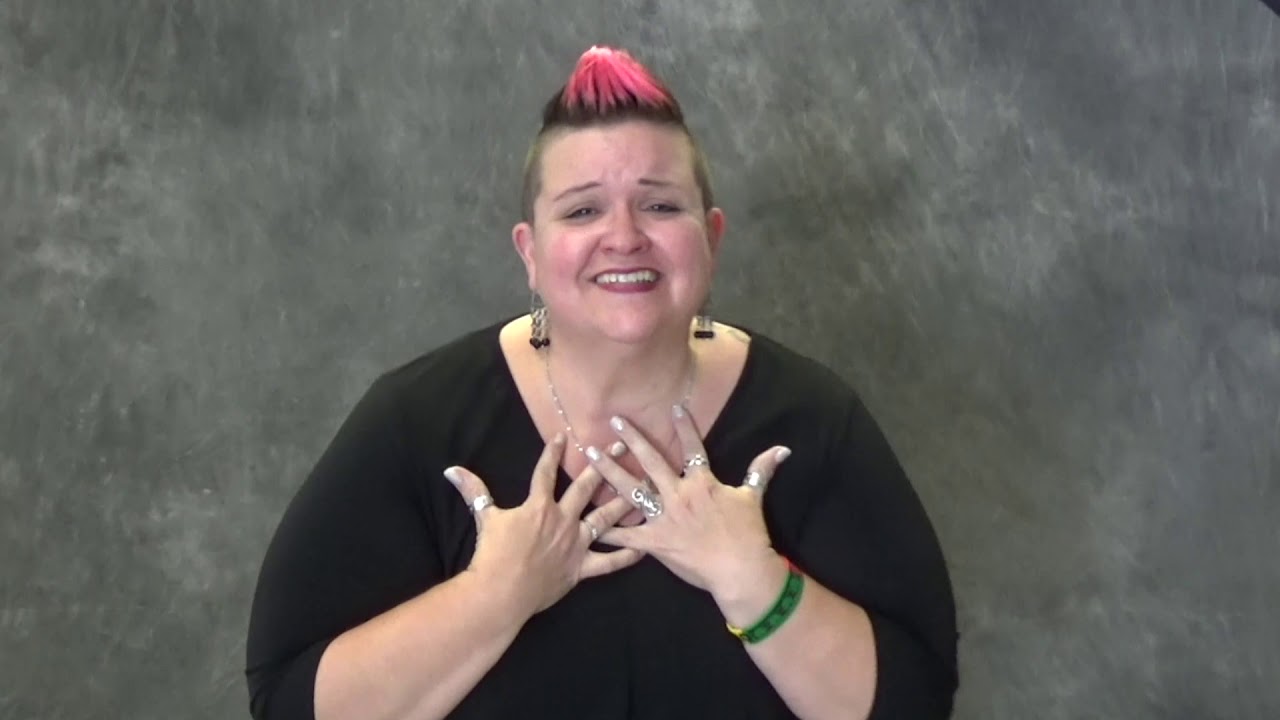 Ruelle I get to love you in ASL