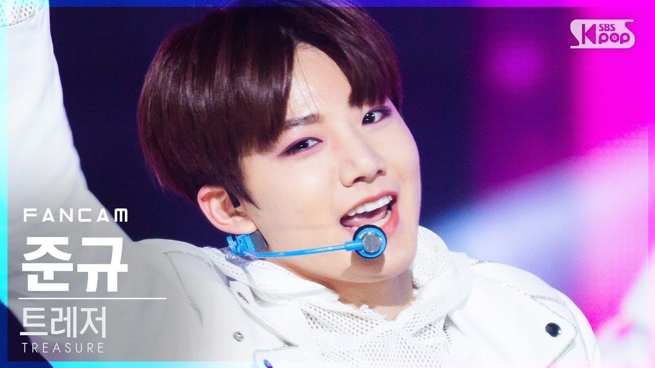[안방1열 직캠4K] 트레저 준규 '음(MMM)' (TREASURE JUNKYU FanCam)│@SBS Inkigayo_2020.11.15.
