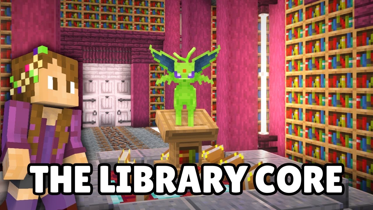 I BUILT An Epic Library For Shiny Espeon in Minecraft Cobblemon