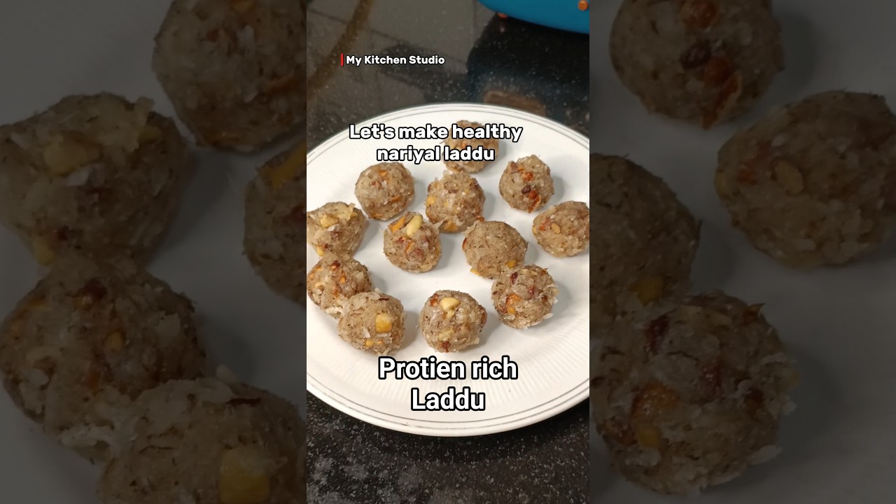 Instant Coconut Laddu 🥥🍥 | 10-Minute Sweet 