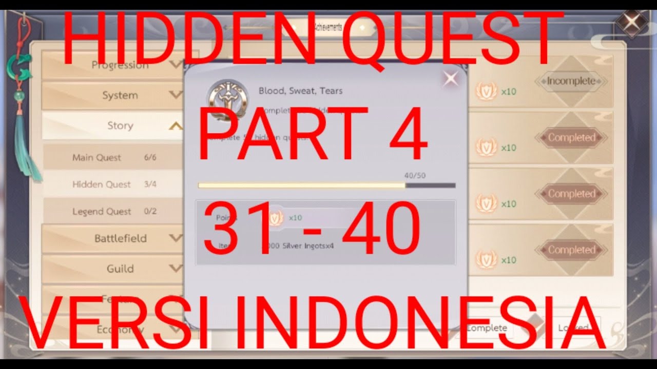 Hidden Quest VERSI INDONESIA (31-40) Part 4