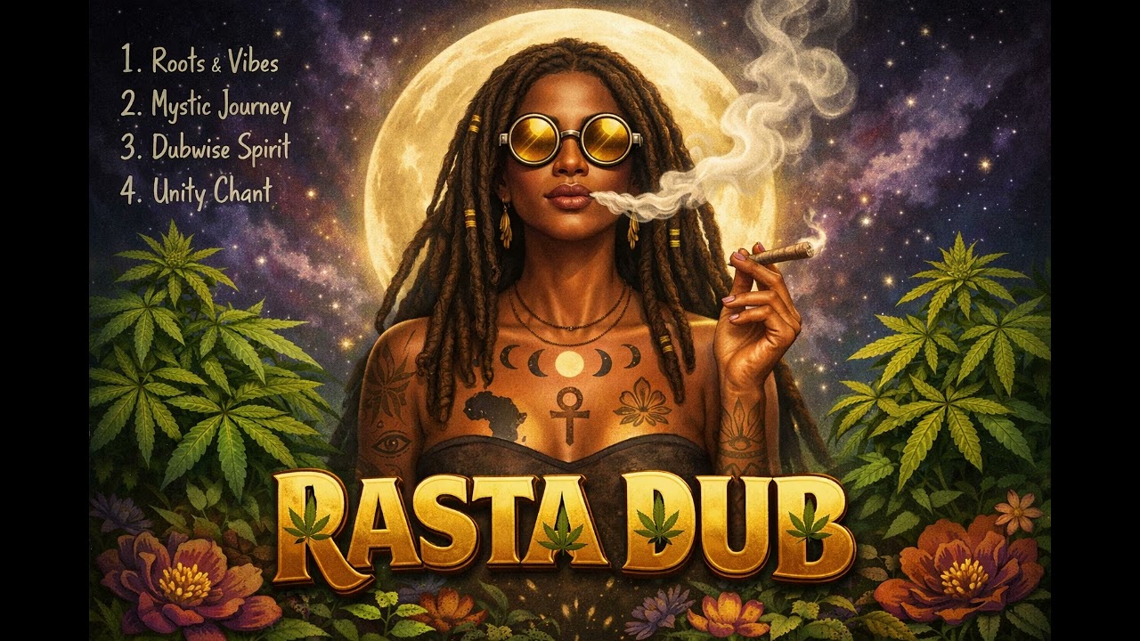 Deep Reggae Dub Chill 🌿 | Roots Vibes, Relaxing Music & Psychedelic Visuals