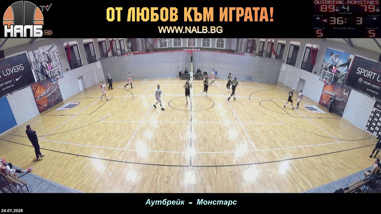 НАЛБ (LIVE): Аутбрейк — Монстарс