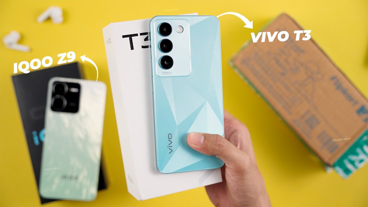 Vivo T3 5G Flipkart Retail Box Unboxing |  Vivo T3 vs IQOO Z9