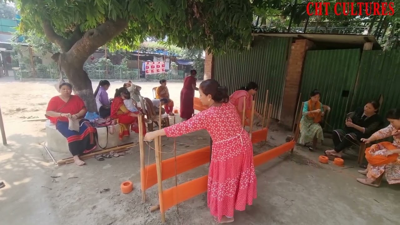 Chakma Traditional Burgi Making | Bain Bunon| Bain Bazana
