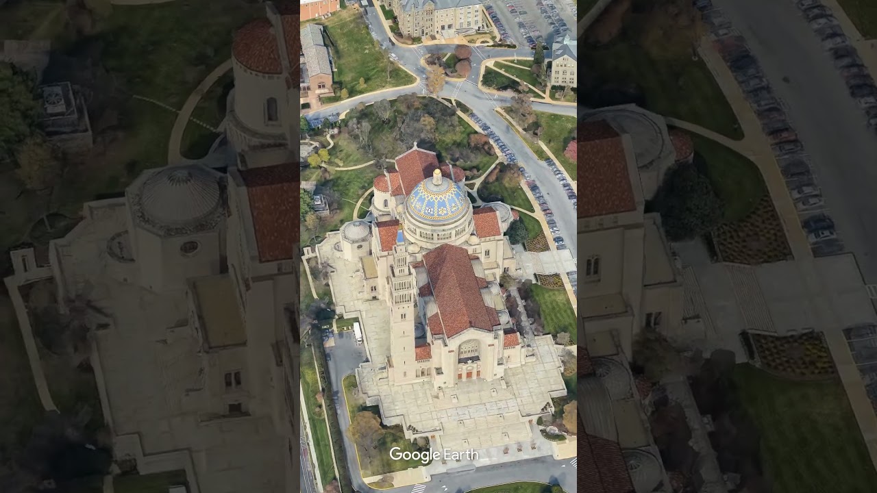 America's Largest Catholic Church: The National Shrine of the Immaculate Conception #shorts #fyp