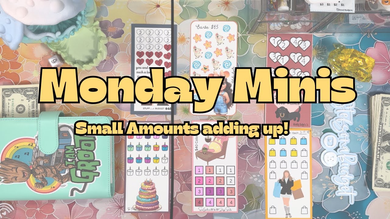 Saving with Monday Minis! Savings Challenges
