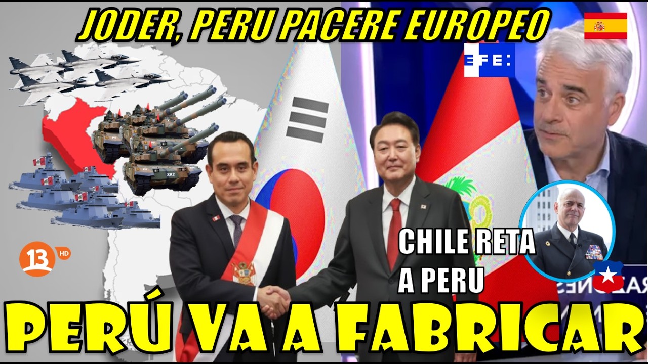 PRENSA ESPAÑOLA ELOGIA PODERIO DE PERU- CHILE MENOSPRECIA PODERIO DE PERU Y 4RMAS SUPER MODERNAS