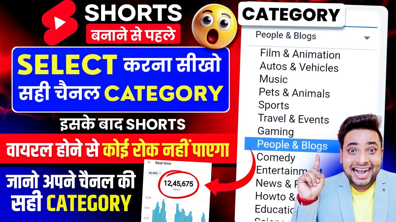 Shorts Video Ki Category Kya Hai | Shorts Video ki category kya rakhe | Shorts Video Category 2025
