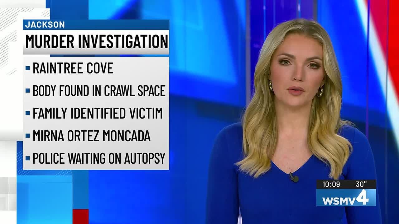 Murder investigation underway after body found in crawl space under Jackson home
