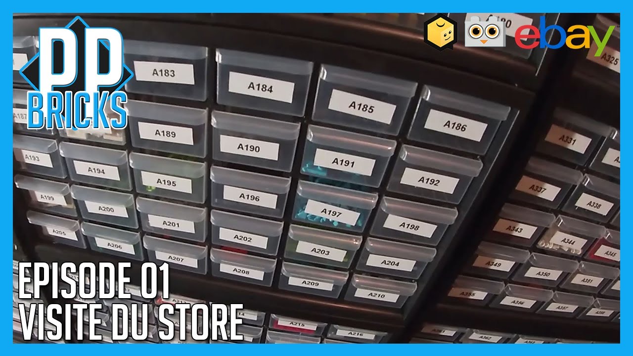 (FR) VISITE DU STORE - Vendeur LEGO Bricklink/Brick Owl/Ebay - Episode #01