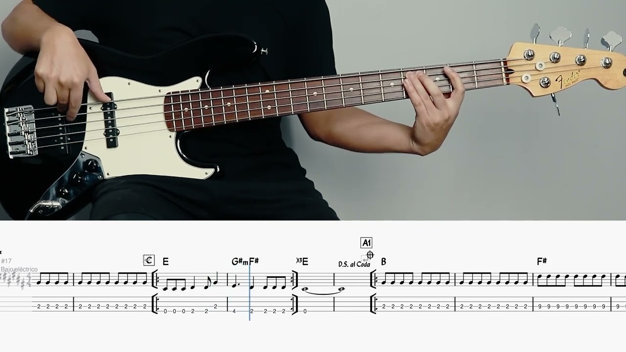 YELLOW Coldplay | Bass Cover Tutorial - Lección 17
