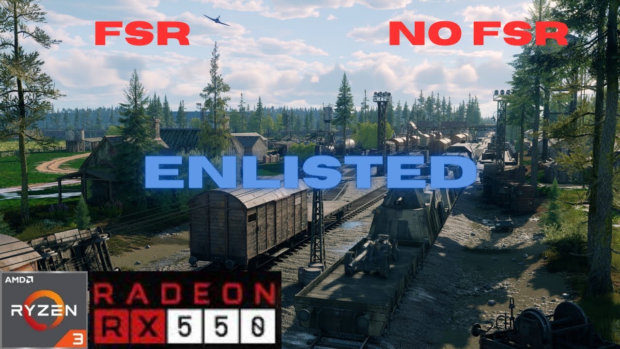 Enlisted Gameplay | Ryzen 3 3200G | RX550 2GB | 8GB RAM