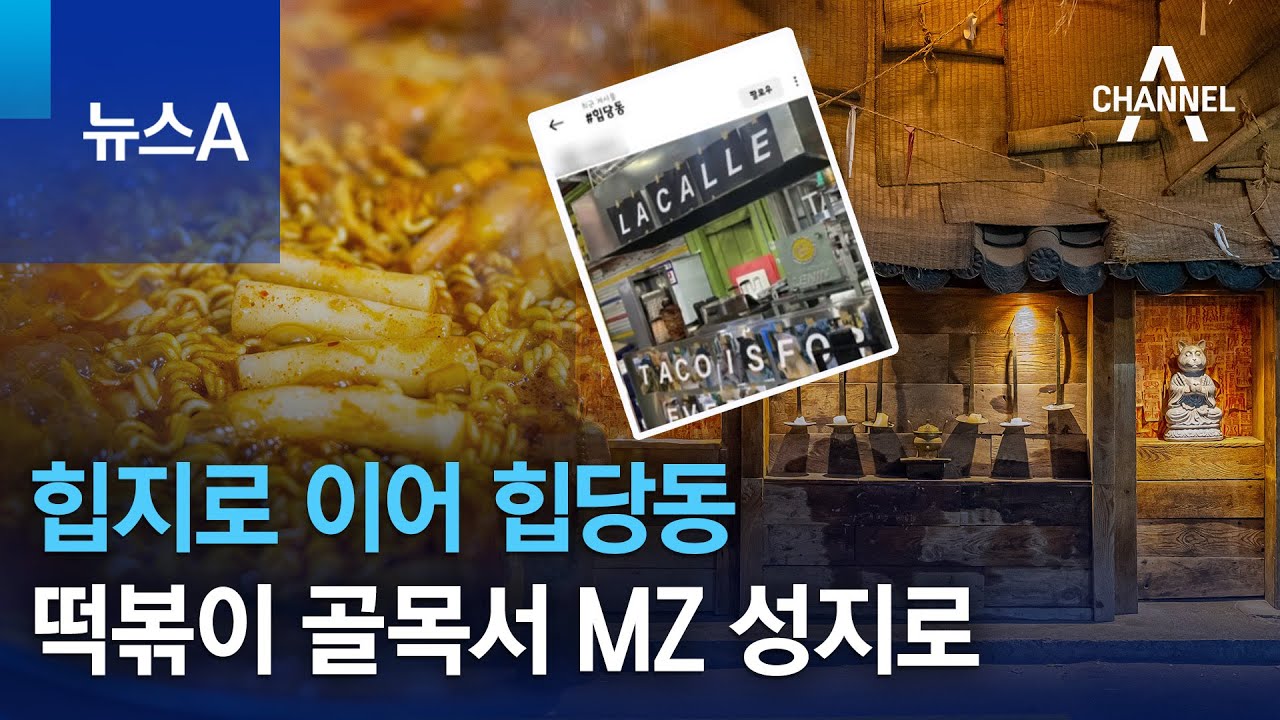 힙지로 이어 힙당동&hellip;떡볶이 골목서 MZ 성지로 | 뉴스A
