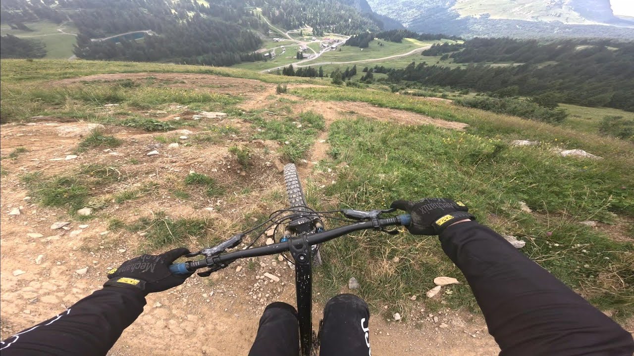 Off Piste Short-Cut On The Way Back From Chatel Bike Park