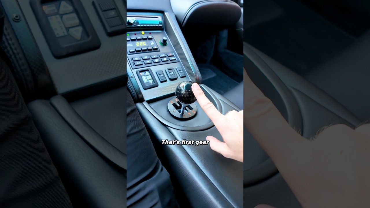 ランボルギーニ・ディアブロSVの運転方法