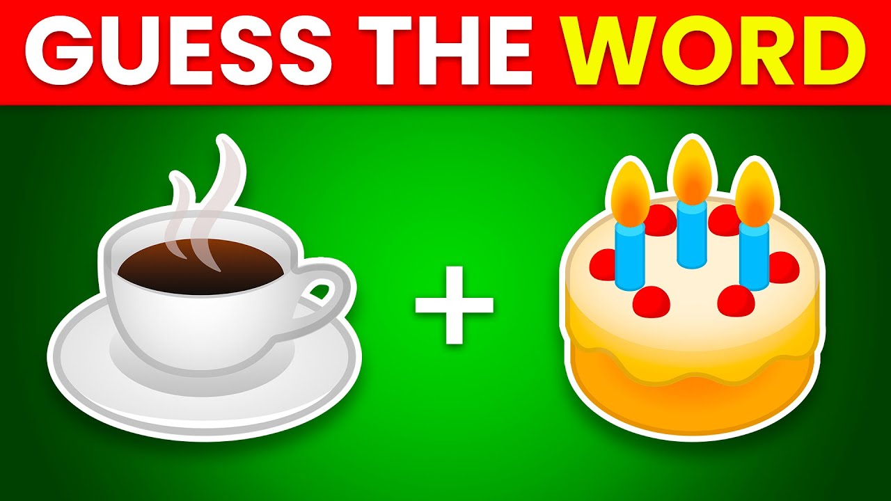 Guess the WORD by Emojis - Snack & Candy Edition | Jungle Quiz