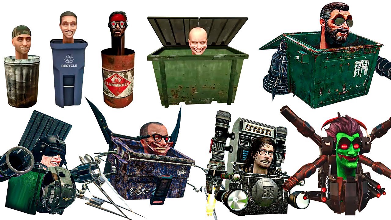 Niveles de Poder de Skibidi Toilet (Nuevos Personajes, Skibidi Trash)