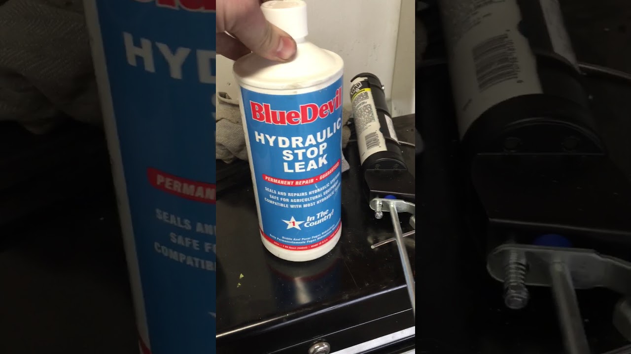 Bobcat hydraulic stop leak