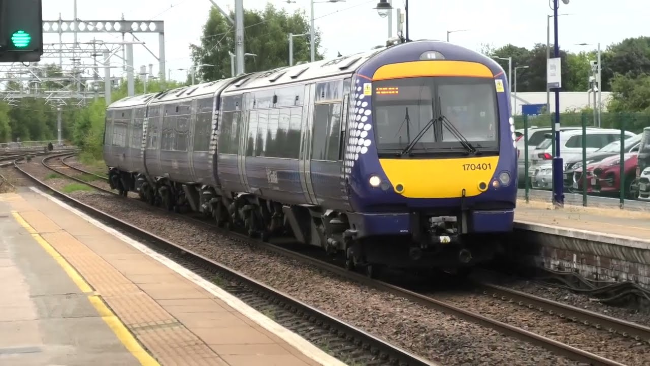 Trains at Stirling Scotland Few HST sets