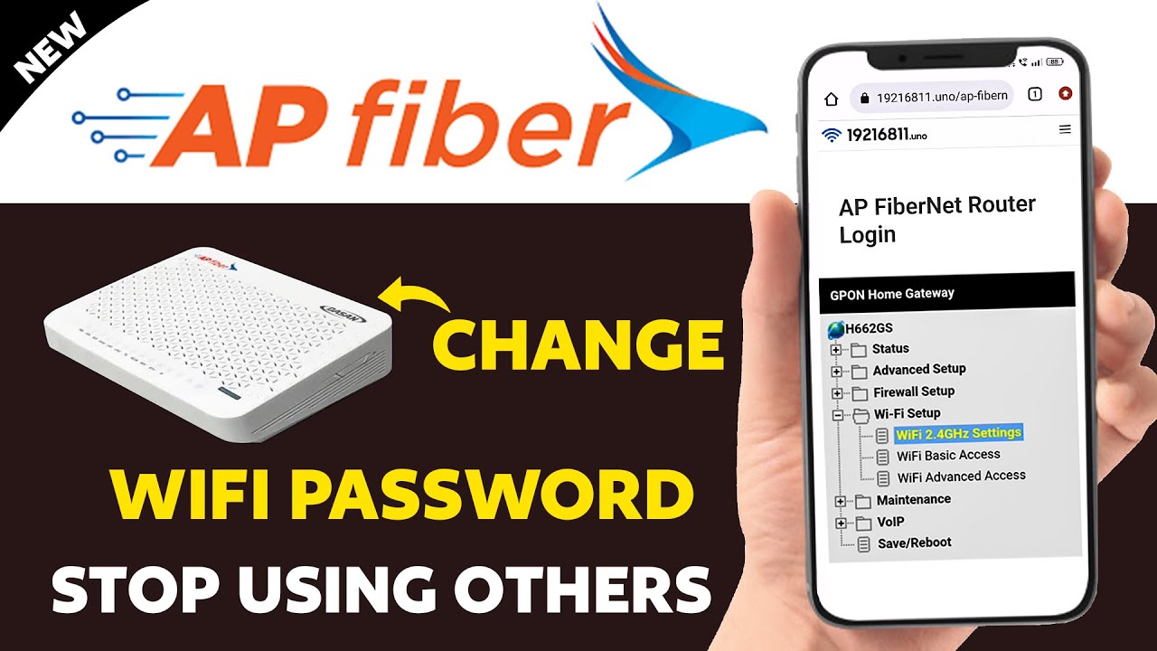 AP Fiber Net WiFi Password Change 2026 | Complete Process