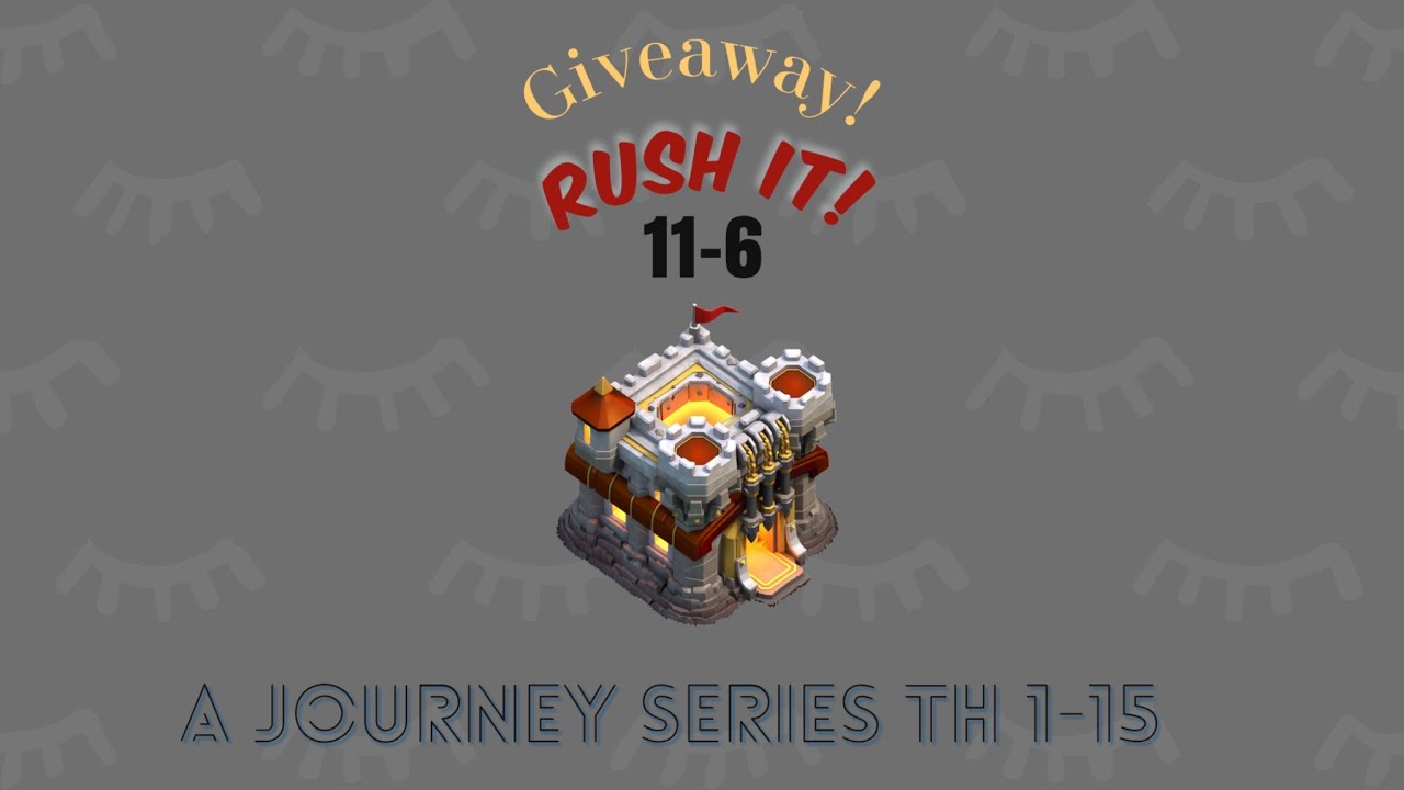 Rush It!11-6 giveaway!