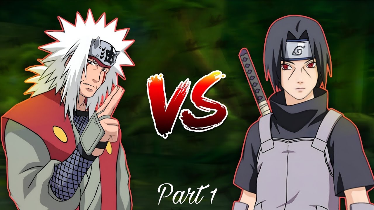 Jiraiya Sense Vs Itachi • Full Fight • Part 1 