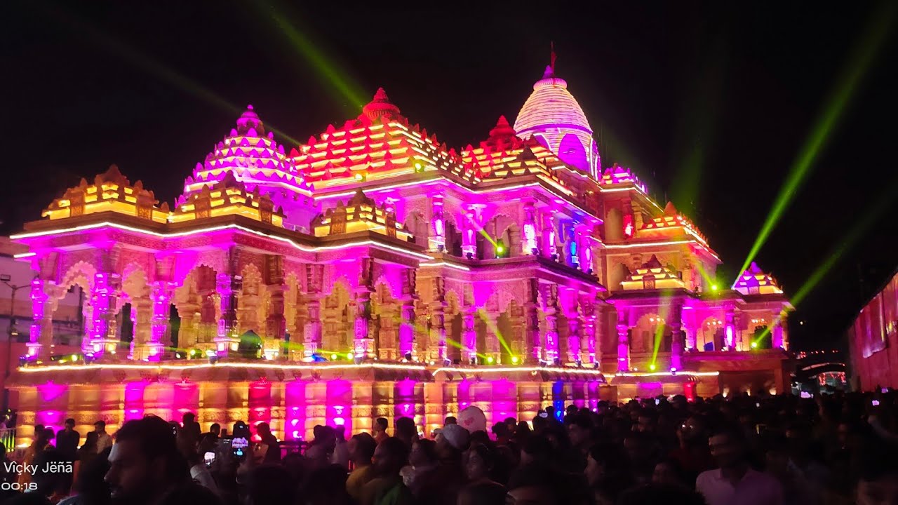 Ram Mandir In Kolkata @t Santosh Mitra Square Puja Pandal