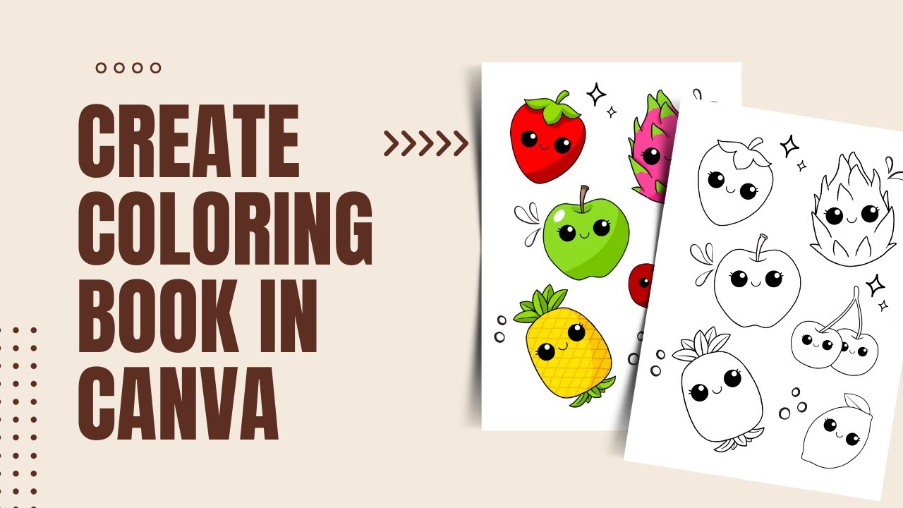 Как создавать раскраски с помощью Canva Elements | Урок по Canva
