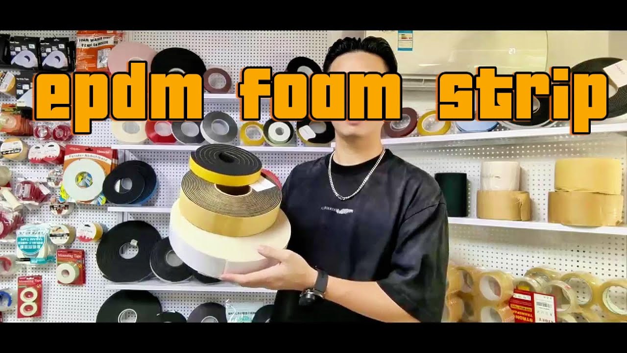 Expanding foam tape for metal roof,door frame insulation tape,camper top foam tape